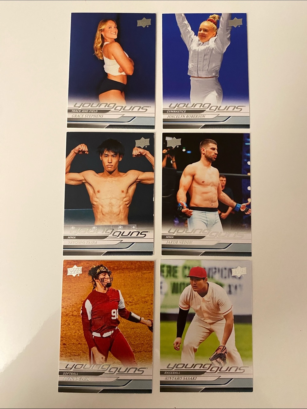 2025 Upper Deck Goodwin Champions Young Guns Lot (6 Cards)